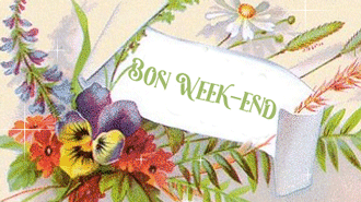 Gif bon week-end fleurs